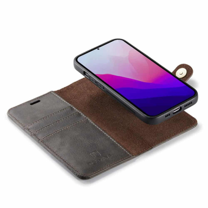 Wallet DG-Ming 2i1 Apple iPhone 14 - Grå