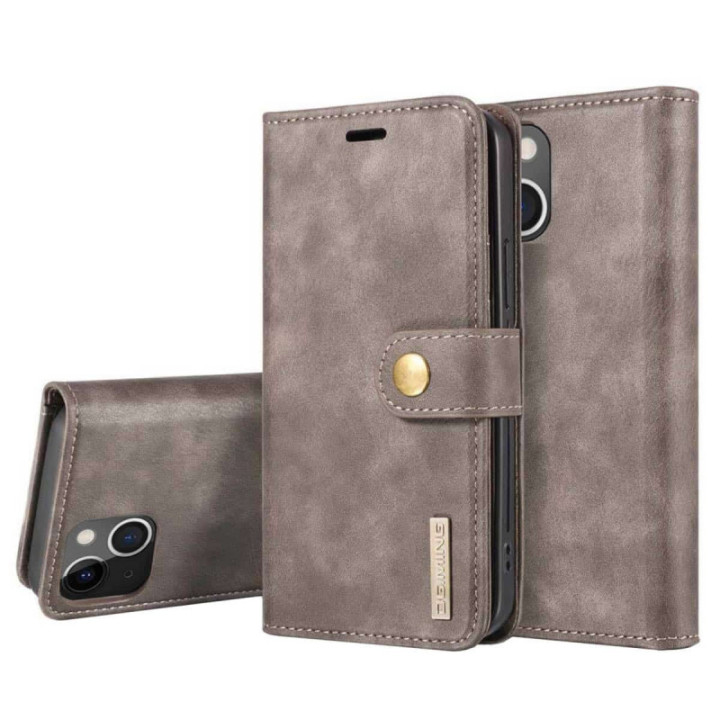 Mobile wallet DG-Ming 2i1 Apple iPhone 14 Max - Grey