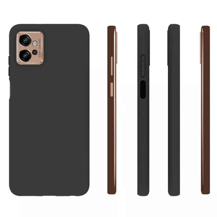 Silikone cover Motorola Moto G32  - Sort
