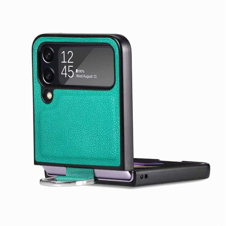 Ring Cover Samsung Galaxy Z Flip 4 - Grøn