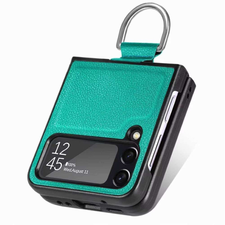 Ring Cover Samsung Galaxy Z Flip 4 - Grøn