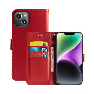 Wallet cover 3-kort Apple iPhone 14 Plus - Rød