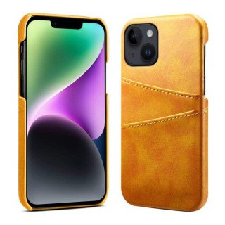 Retro Kartenhülle Apple iPhone 14 - Gelb
