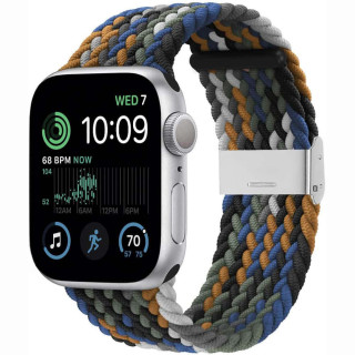 Geflochtenes Elastisches Armband Apple Watch SE 2022 44mm - cowboy