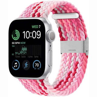 Punottu elastinen rannekoru Apple Watch SE 2022 44mm - gradientred