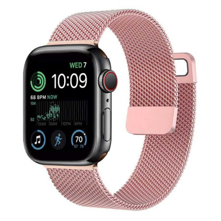 Milanese armbånd Apple Watch 7 (41mm) - Rosa