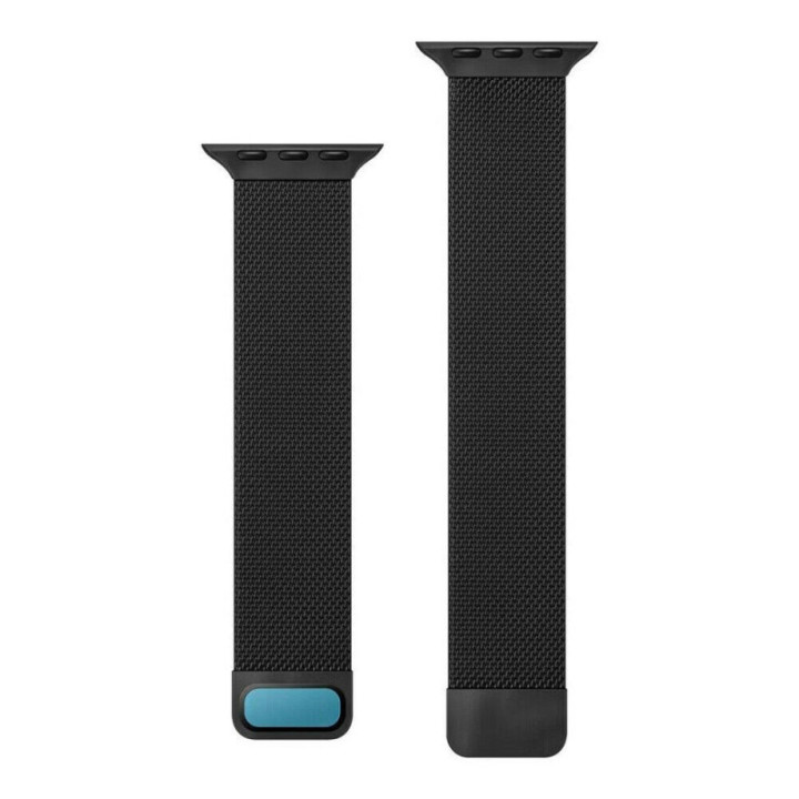 Milanese Armband Apple Watch 7 (45mm) - Black