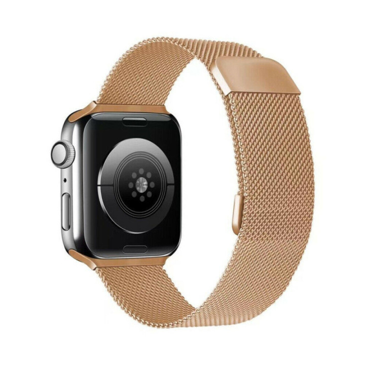 Milanese armbånd Apple Watch 7 (45mm) - Rose