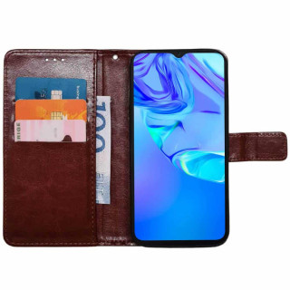 Wallet cover 3-kort TCL 305 - Brun
