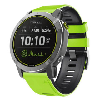 Twin Sport Armband Garmin Enduro - Lime/svart