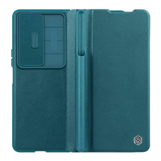 Nillkin Qin Pro Handyhülle Samsung Galaxy Z Fold 4 - Petrol