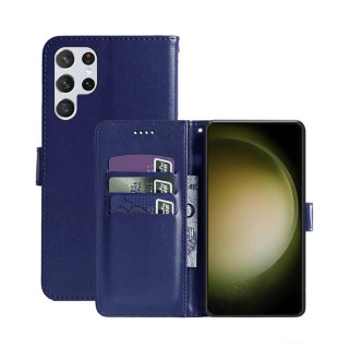 Lompakkokotelo 3-kortti Samsung Galaxy S23 Ultra - Tummansininen