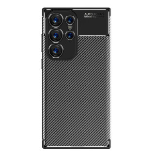 Carbon Silikonhülle Samsung Galaxy S23 Ultra - Schwarz