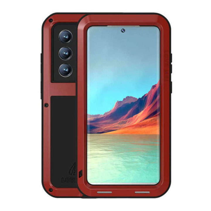 LOVE MEI Powerful Samsung Galaxy S23 Plus - Punainen