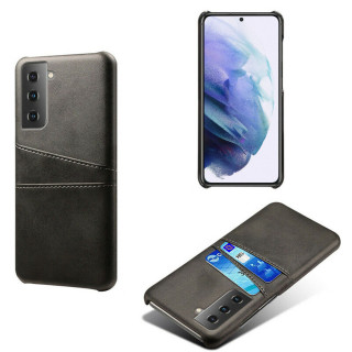 Retro Kartenhülle Samsung Galaxy S23 Plus - Dunkelgrau