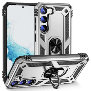 Sergeant Ring Case Samsung Galaxy S23 Plus - Silver