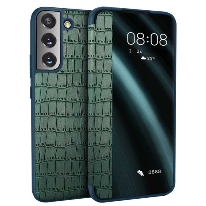 Crocodile FlipCover Samsung Galaxy S23 Plus - Vihreä