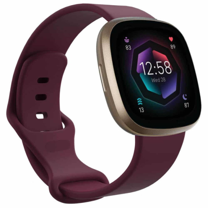 Sport Armband Silicone Fitbit Sense - Fusia