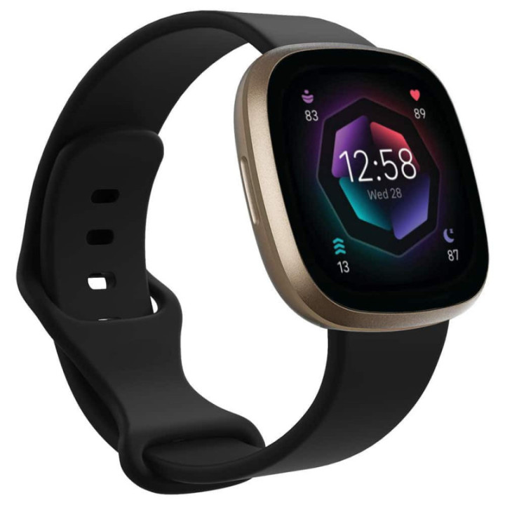 Sport Armband Silicone Fitbit Sense - Black