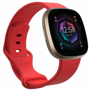 Sport Rannekoru Fitbit Sense - Punainen