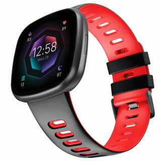 Twin Sport Armband Samsung Galaxy Gear S3 - Svartgrå