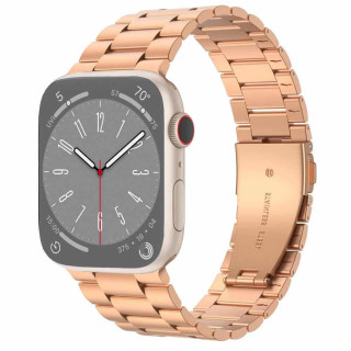 Rannekoru ruostumatonta terästä Apple Watch 8 (45mm) - Ruusu