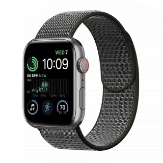 Nylon Armband Apple Watch 8 (41mm) - Dark olive