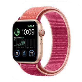 Nylon Armband Apple Watch 8 (41mm) - Pomegranate