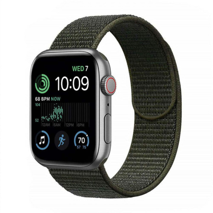 Nylon Armband Apple Watch 8 (41mm) - Military Khaki