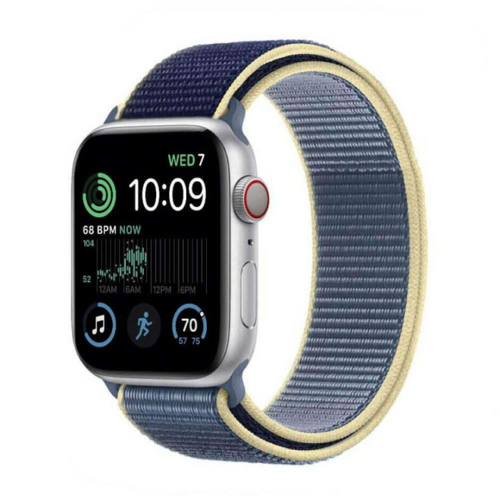 Nylon armbånd Apple Watch 8 (41mm) - Artic Ocean Blue