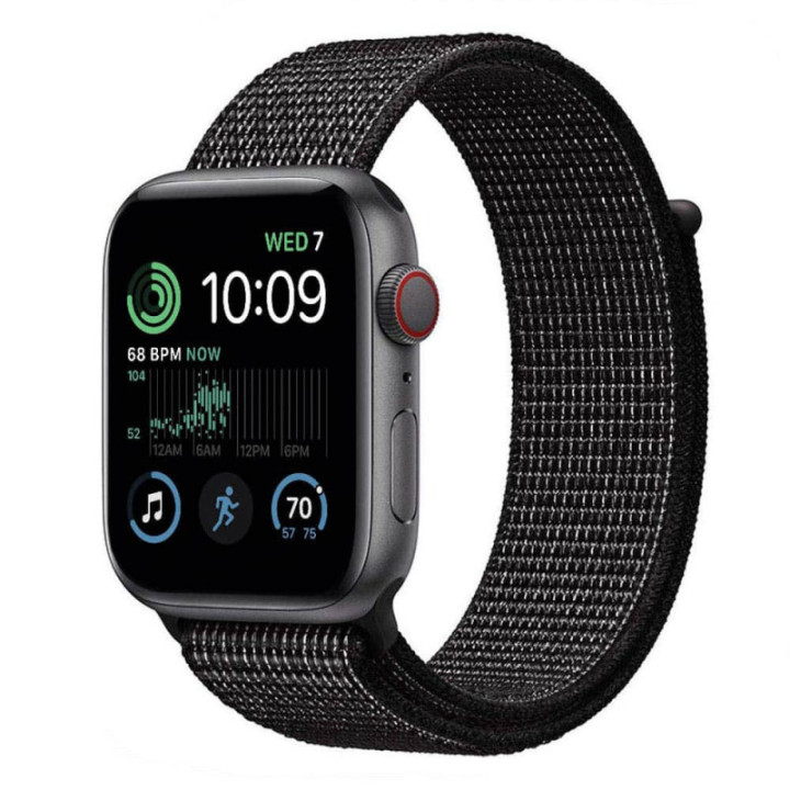 Nylon Armband Apple Watch 8 (41mm) - Black nike
