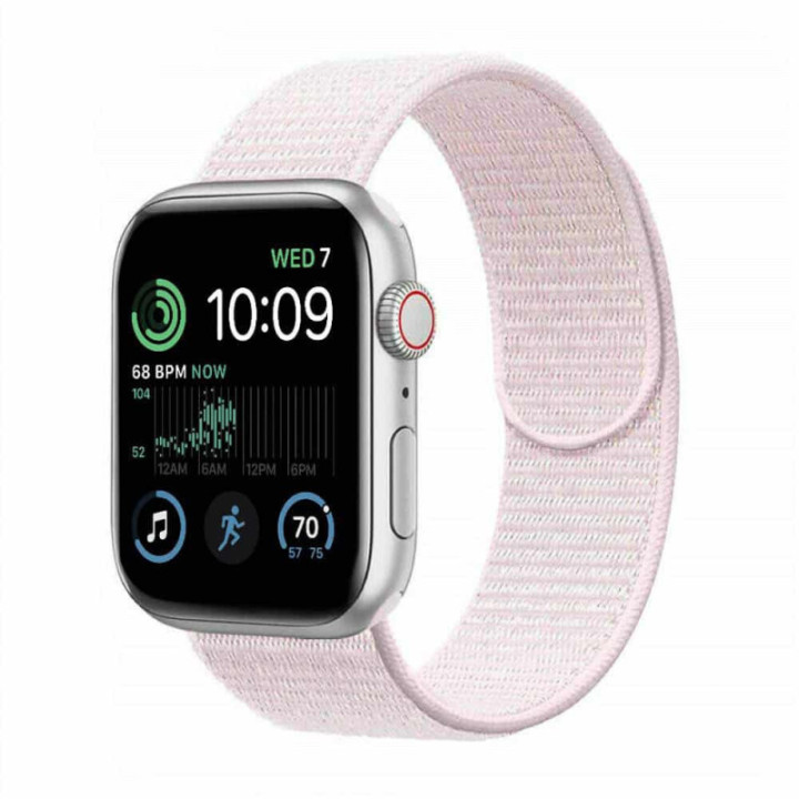 Nylon watchband Apple Watch 8 (41mm) - Pearl Pink