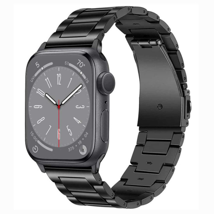 BEAD Titan armband Apple Watch 8 (45mm) - Schwarz