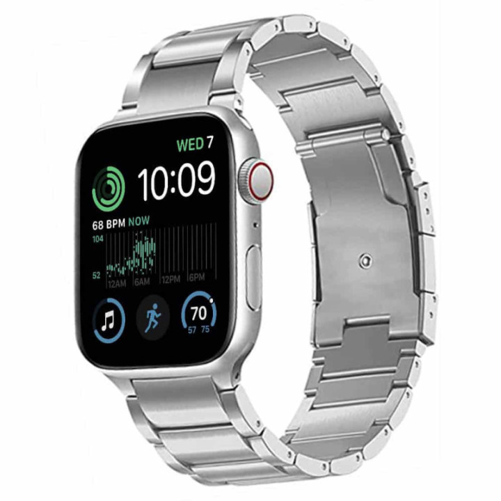 Watchband BEAD Titanium Apple Watch SE 2022 (40mm) - Silver