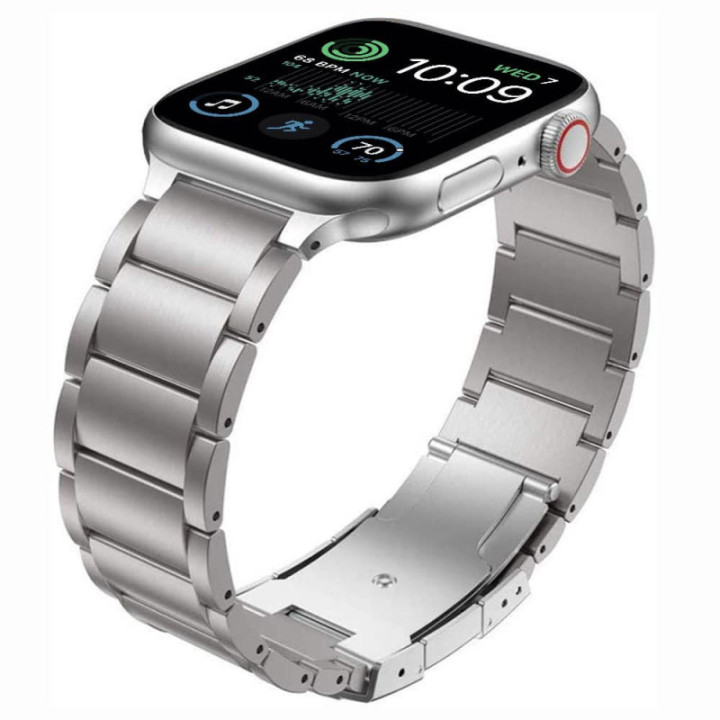 BEAD Titan armband Apple Watch SE 2022 (40mm) - Silber