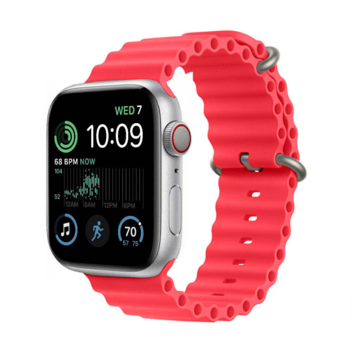 RIB Sport Armband Apple Watch SE 2022 (40mm) - Rot