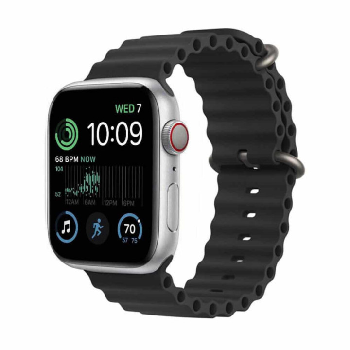 RIB Urheiluranneke Apple Watch SE 2022 (40mm) - Musta