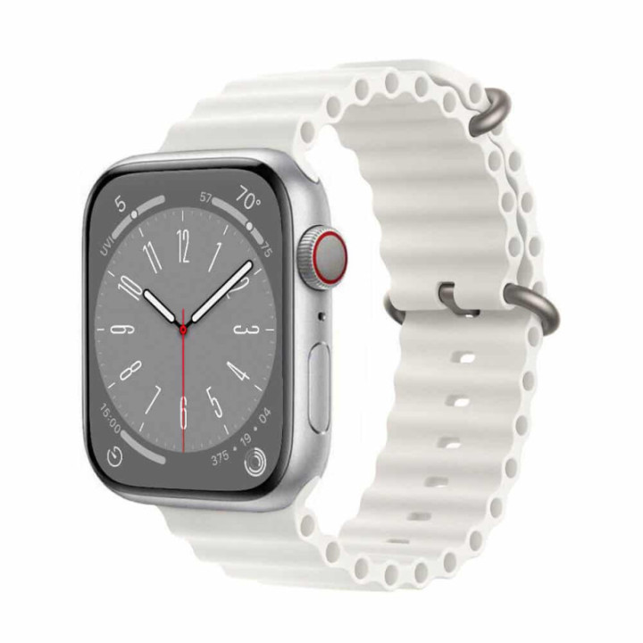 RIB Sport Armband Apple Watch SE 2022 (44mm) - Beige