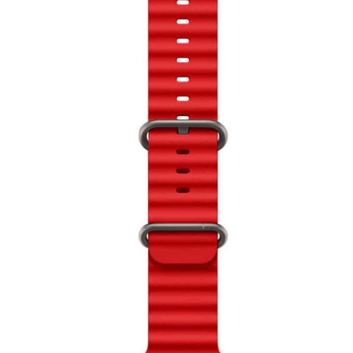 RIB Sport Armbånd Apple Watch SE 2022 (44mm) - Rød