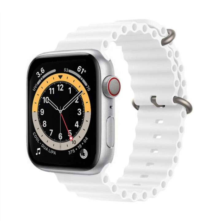 RIB Urheiluranneke Apple Watch 6 (40mm) - Valkoinen