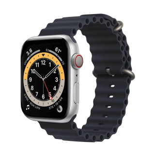 RIB Sport Armbånd Apple Watch 6 (44mm) - Sort