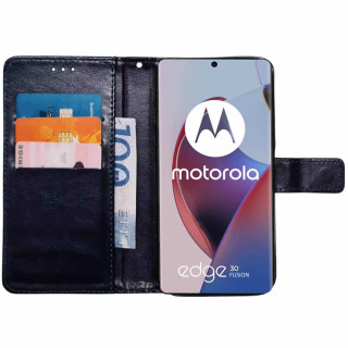Mobil lommebok 3-kort Motorola Edge 30 Ultra - Mørkeblå
