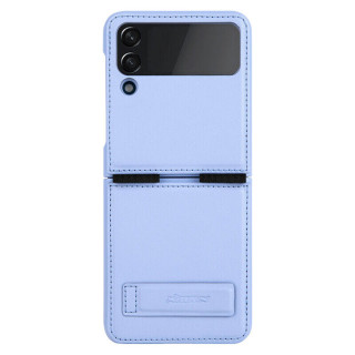 Nillkin Qin Vegansk Lær Deksel Samsung Galaxy Z Flip 4 - Lavendel