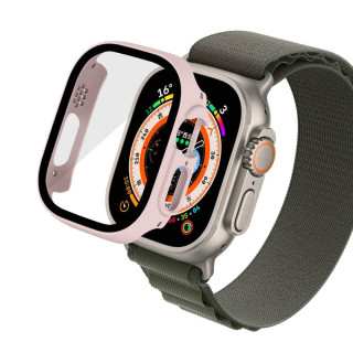 Skal med glasskydd Apple Watch Ultra (49mm) - Rosa