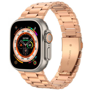 Rannekoru ruostumatonta terästä Apple Watch Ultra (49mm) - Ruusu