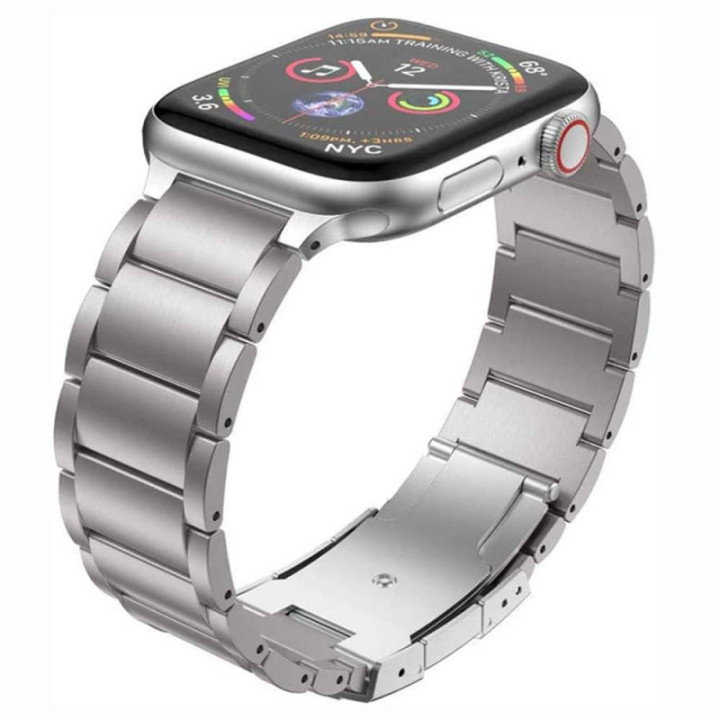 Armbånd BEAD Titanium Apple Watch 6 (40mm) - Sølv