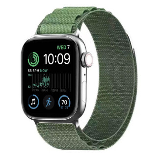 Artic Elastinen nailon ranneke Apple Watch SE 2022 (40mm) - Army