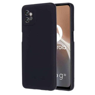 Liquid silikondeksel Motorola Moto G32 - Svart