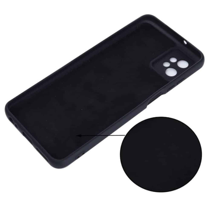 Liquid silikondeksel Motorola Moto G32 - Svart