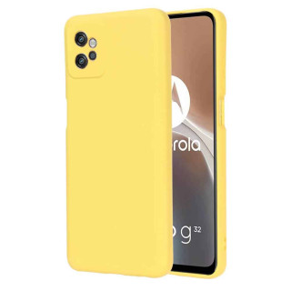 Liquid silikon skal Motorola Moto G32 - Gul